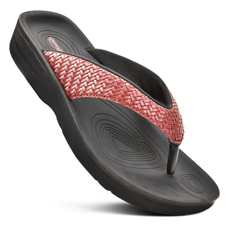 Aerothotic - Pearly Fume supportive womens flip flops – Aerothotic