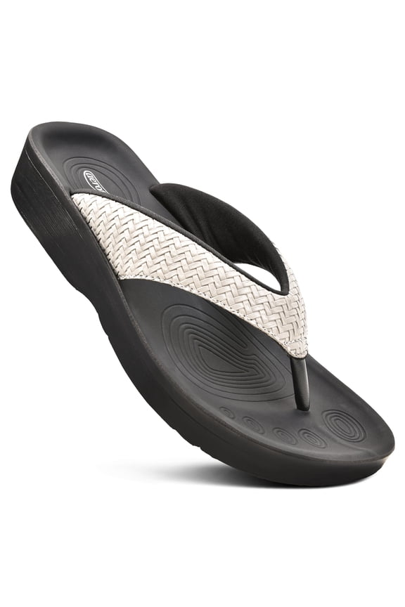 -Dune Women’s Arch Support Thong Flip Flop Sandals For Summer