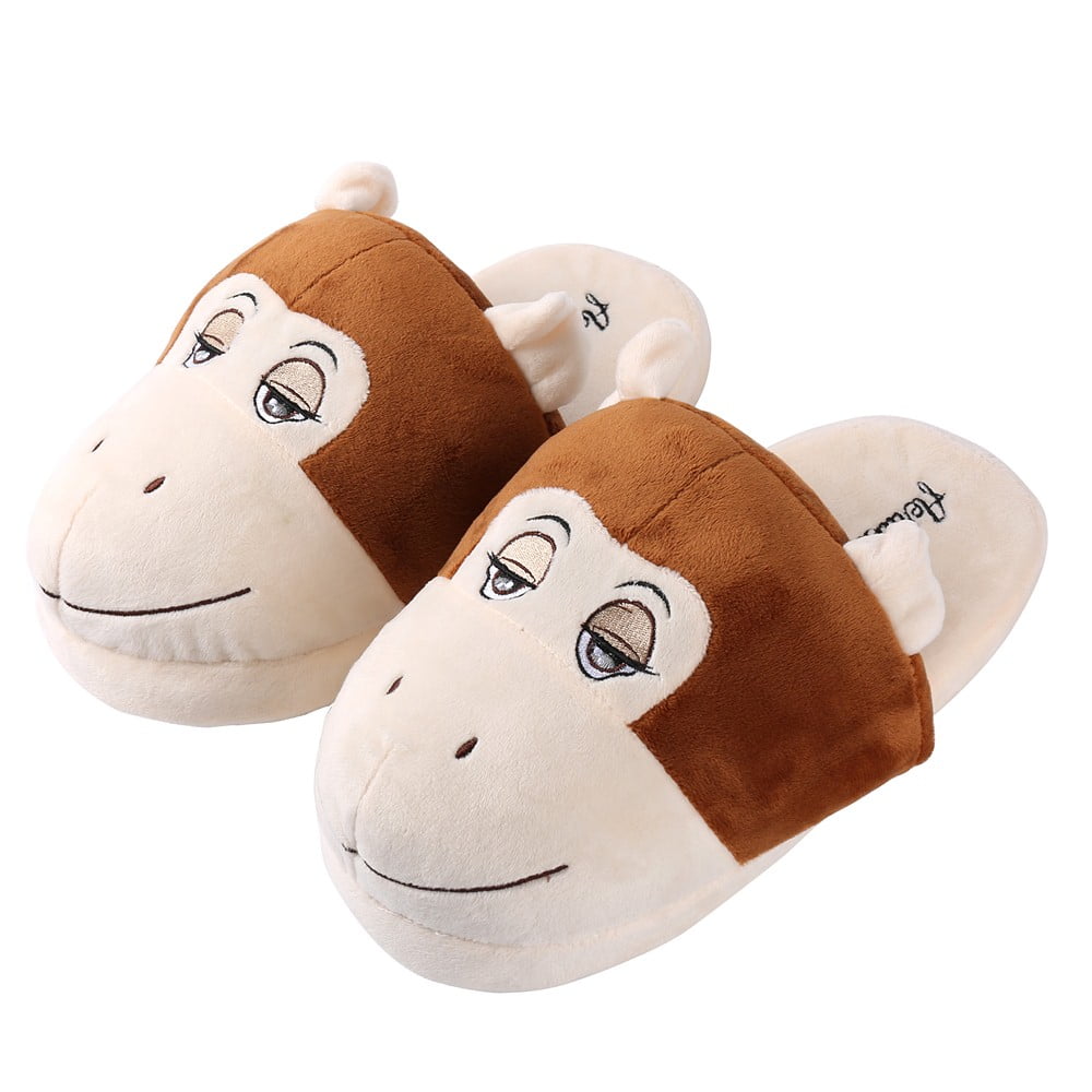 AERUSI Animal Plush Indoor House Slippers
