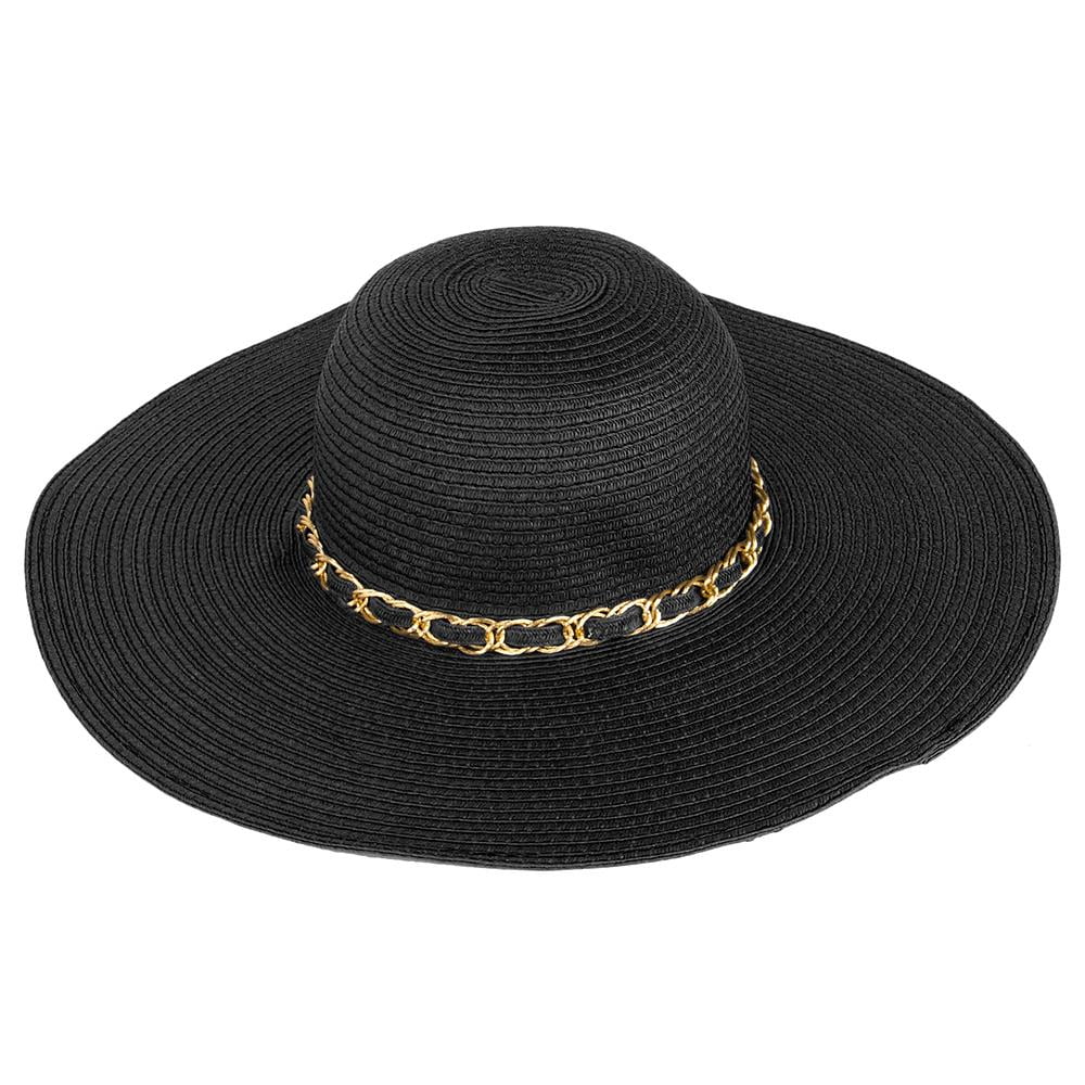 AERUSI Mrs Wickman Straw Floppy Hat [One Size Fits Most]
