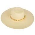 thumbnail image 1 of AERUSI Mrs Wickman Straw Floppy Hat [One Size Fits Most], 1 of 4