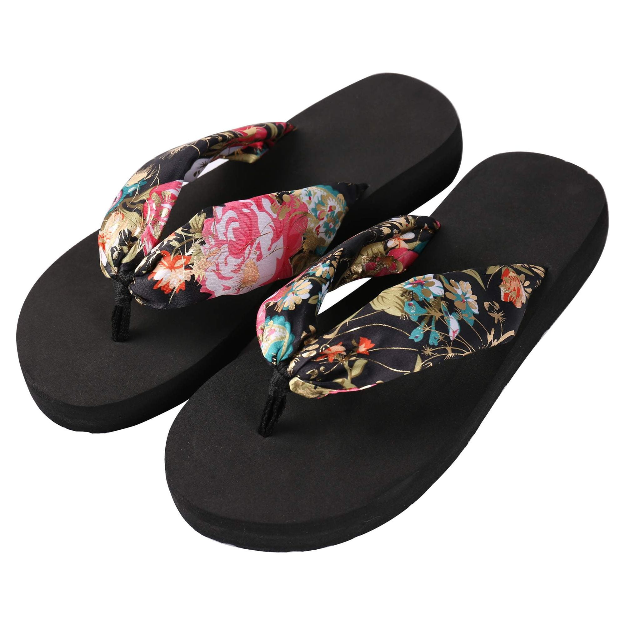 AERUSI Saki Floral Sandal Flip Flops