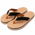 thumbnail image 1 of AERUSI Women’s Platform Flip Flop Sandals, Lightweight Textured Footbed, Soft Fabric Straps, Beach & Casual Summer Sandals, 1 of 9