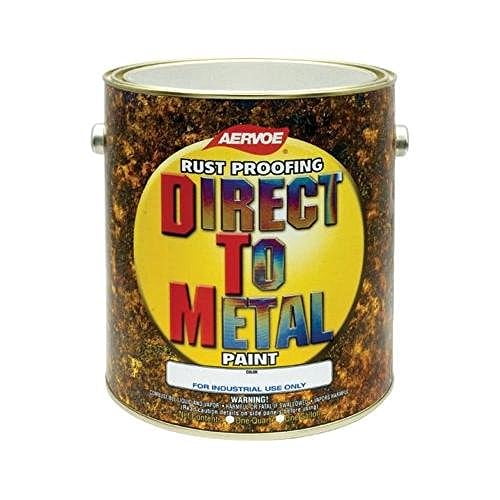 AERVOE 312G FLAT BLACK DTM PAINT 1 GALLON