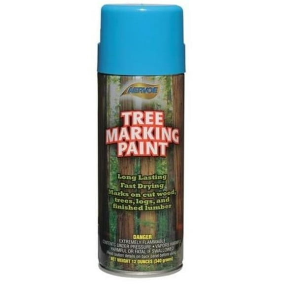 Crown 205-650 12 oz Blue Aervoe Aerosol Tree Marking Paint - Pack of 12