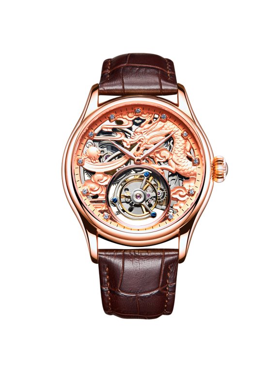 Men Flying Tourbillon Movement Mechanical Automatic Luxury Watches Wristwatches Skeleton Watch Brand For Man Sapphire