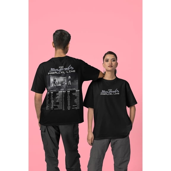 AESPA SYNK Parrallel Line Concert shirt World Tour T-Shirt fanmade armageddon album inspir