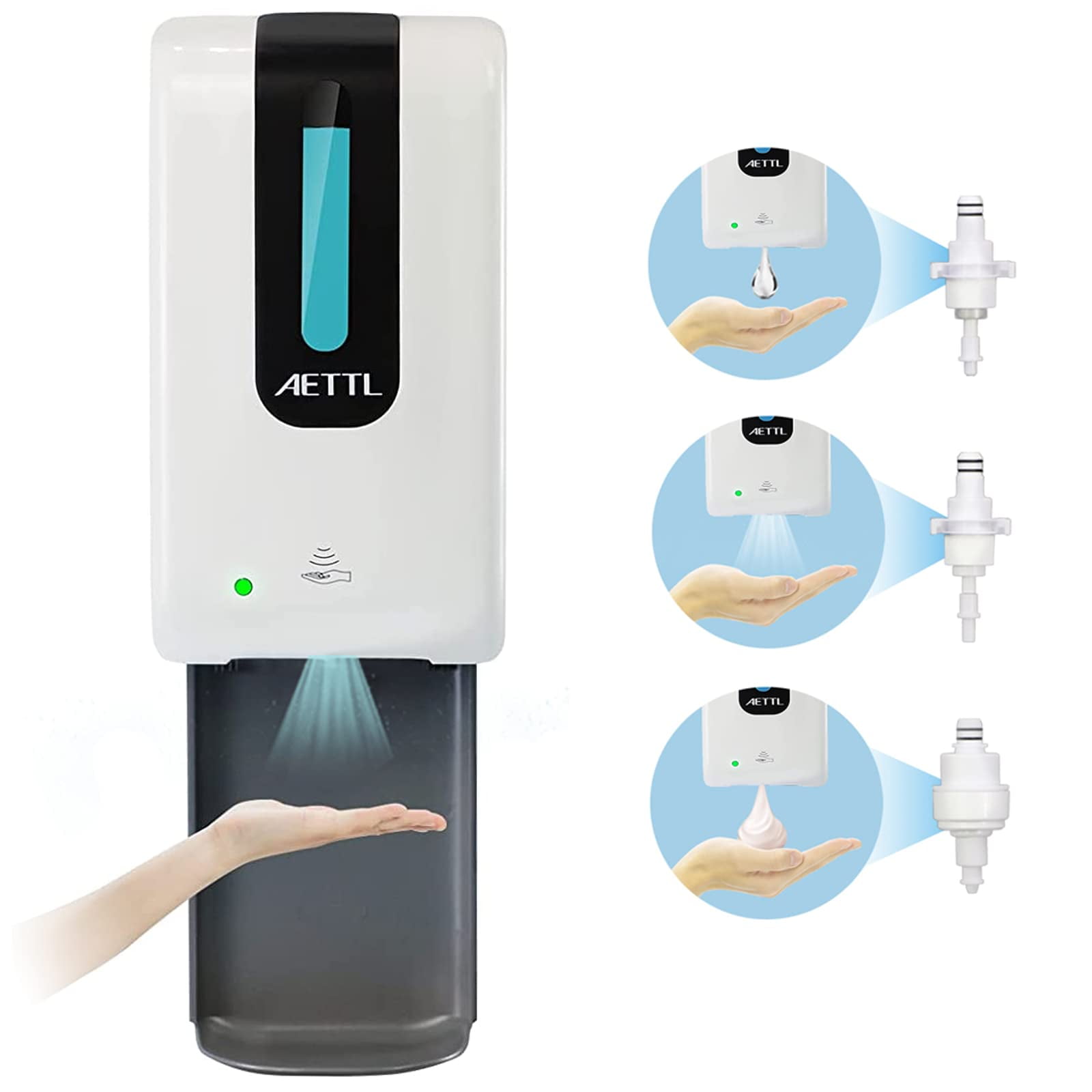 AETTL Soap Dispenser,Touchless Automatic Foaming Hand Sanitizer