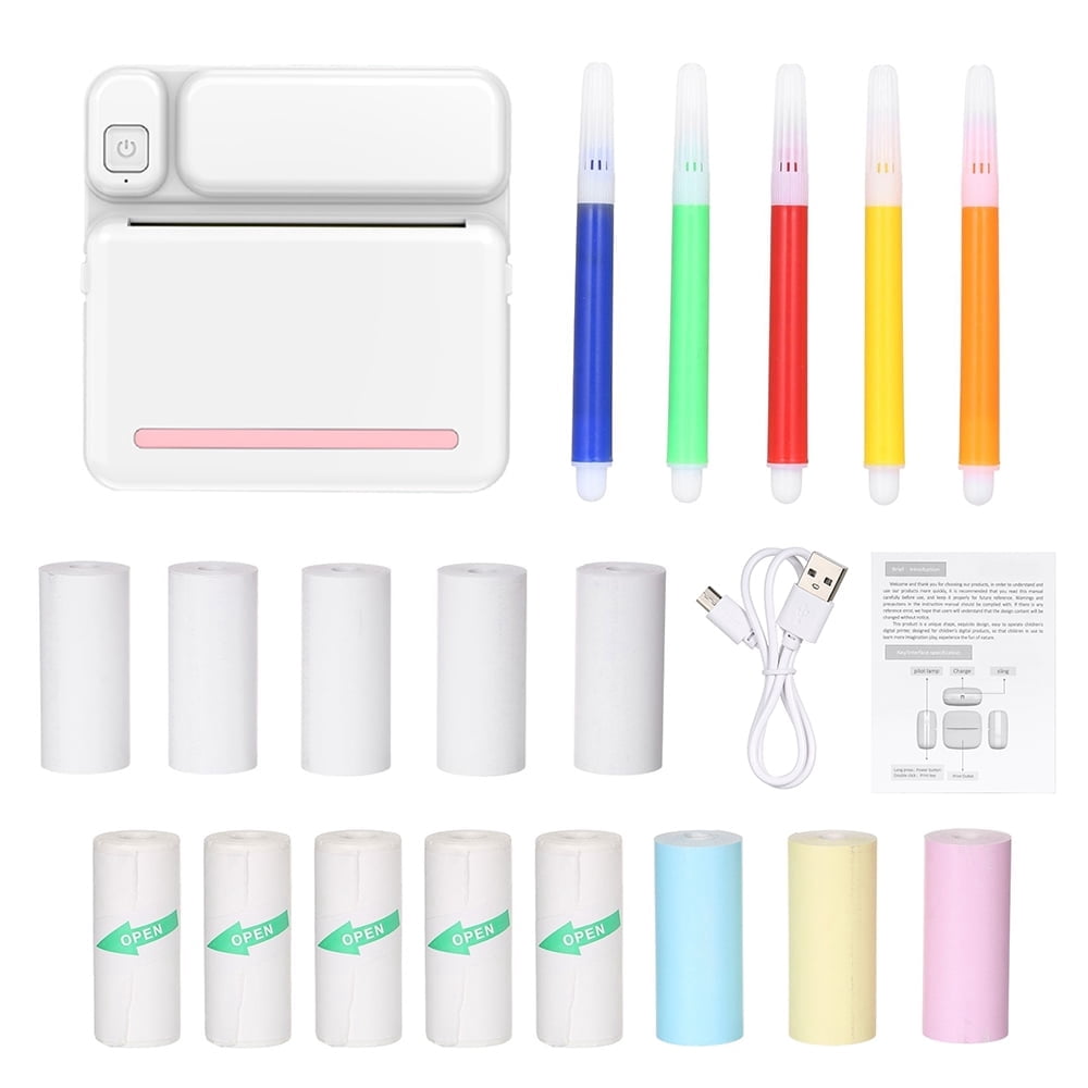 AEVOS Printer,Operation Support Notes Bt Printer Simple Portable Pocket ...