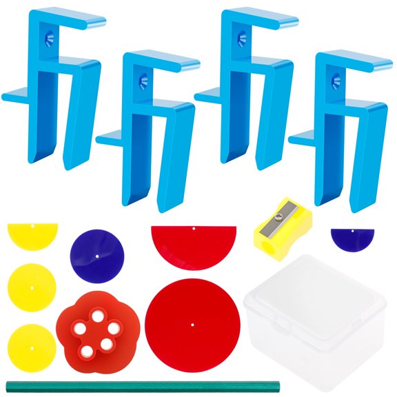 AEVXKHI 14PCS Carpentry Scribing Fillers Jigs Set with 15-18mm Opening, Ceiling Scribe Carpentry Jig Set, Suitable for Carpenters Furniture