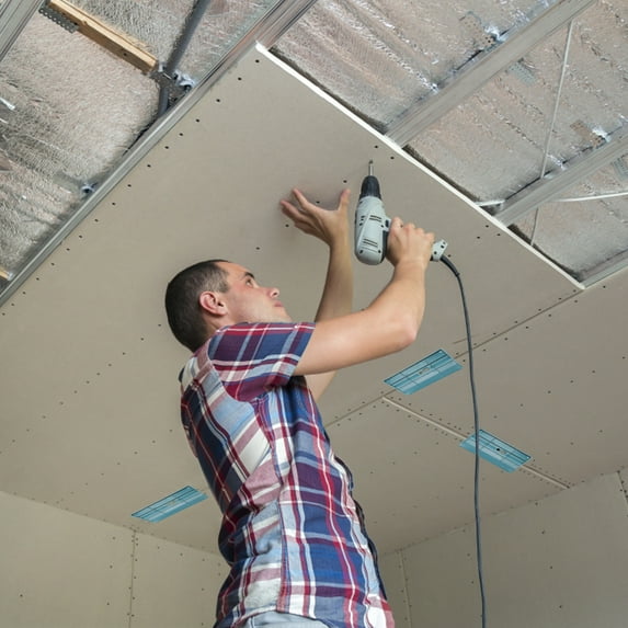 AEVXKHI 15PCS Drywall Fitting Tool Portable Gypsum Plate Panel High Efficient Installing Gypsum Plate Stable Plaster Board Fixing Tool Safe Gypsum Plate Fixing Tool for Labor Saving