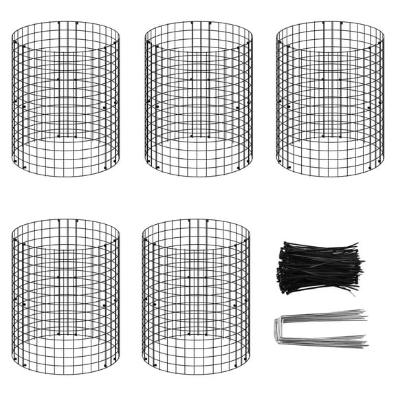 AEVXKHI 15PCS Plants Protector from Animals, 13.7inch Metal Mesh Plants Cages to Keep Animals Out, Rustproof Garden Protection Covers for Indoor Outdoor Garden