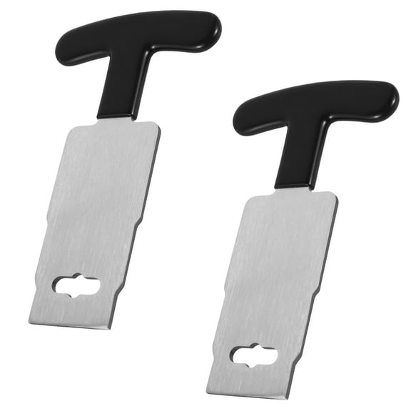 AEVXKHI 2PCS Pool Plug Removal Tool, Sturdy Stainless Steel Eyeball Seat Removal Tool with Handle Grip, Pool Jet Removal Tool for Most Standard Swimming Pool Plugs