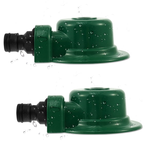 AEVXKHI 2PCS Zinc Alloy Sprinkler for Garden, Agriculture Watering Rust Resistance 360 Degree Sprinkler for Grass Patio Garden Irrigation