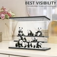 thumbnail image 1 of AEVXKHI 3 Layers Acrylic Display Case with LED Light, Dust Proof Transparent Action Figure Display Box, Easy Assembly Collectibles Display Case for Home Shop Use, 1 of 10