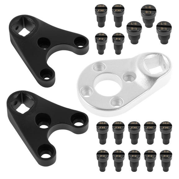 AEVXKHI 3PCS Outboard Trim Tilt Pin Wrench Tool Kit, MT0004 MT0006 MT0009 Steel Trim/Tilt Pin Wrench Set, Trim and Tilt Hydraulic Pin Wrench for Hydraulic Steering End Caps