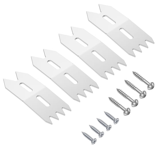 AEVXKHI 4PCS Woodworking Limit Clamp Set, Solid Wood Board Fixing Clamp Kit, High Efficient Metal Clamping Dogs Tool for Fixing