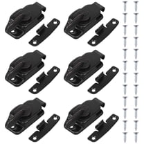 AEVXKHI 6PCS Table Leaf Latch Iron Dining Table Lock with Mounting Screw, Leaf Latch Hardware for Cabinet Door Fence Wall