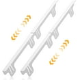 thumbnail image 1 of AEVXKHI 8PCS Stove Side Gap Protectors, Stainless Steel Stove Gap Guards, Anti Rust Heat Resistant Stove Gap Fillers for Home Kitchen, 1 of 9