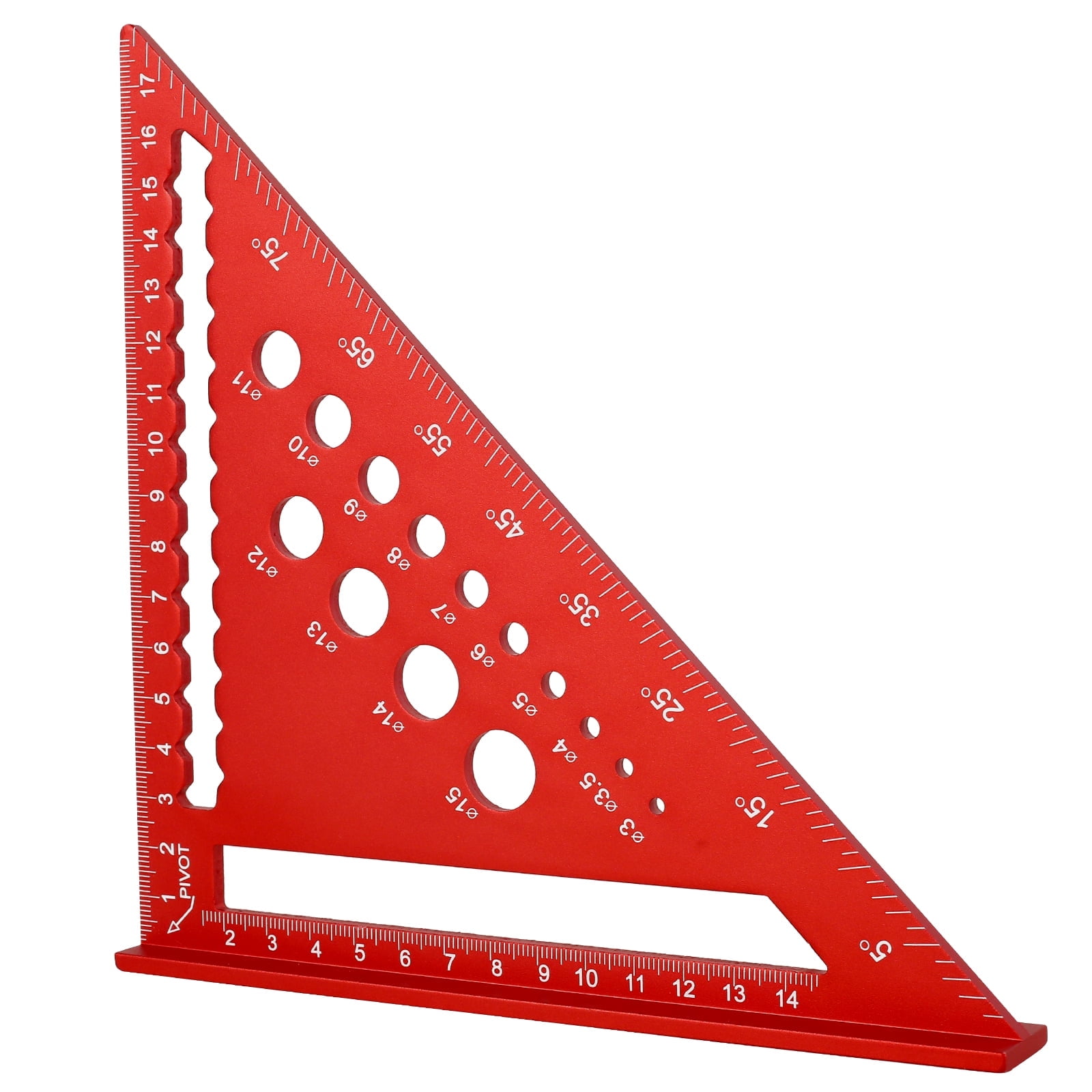 AEVXKHI Aluminum Alloy Carpenter Square Rafter Square Protractor Tool ...