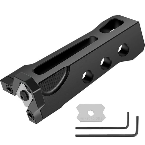 AEVXKHI Chamfering Edge Band Trimmer, Hand Edge Trimmer Planer, Ergonomic Woodworking Hand Planer Cutter with R1 R2 Blade for Burrs