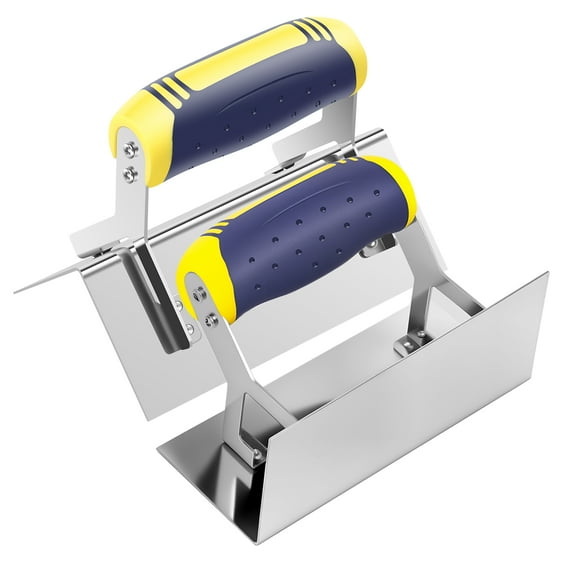 AEVXKHI Concrete Tools Set, Professional Stainless Steel Corner Trowel Solid Drywall Corner Knife Set, Bricklaying Finishing Tool Kit for Workers