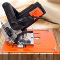 thumbnail image 1 of AEVXKHI Cutting Machine Base Plate, Plastic Circular Saw Bottom Plate, Woodworking Cutting Machine Bottom Plate, 90° Flat 45° Oblique Cutting Trimming Machine Base Plate, 1 of 10