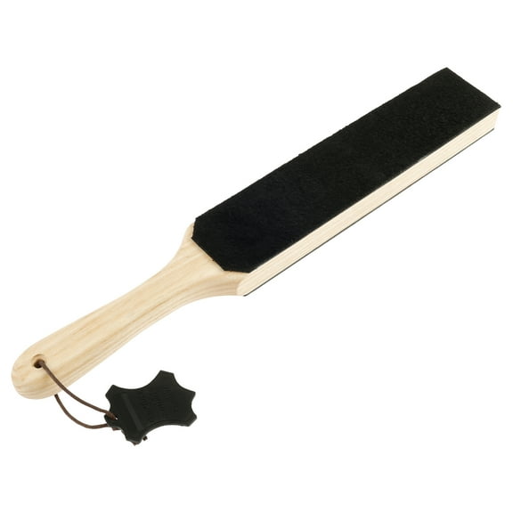 AEVXKHI Double Sided Diamond Leather Strop for Sharpening, Leather Strop Kit, Portable Stropping Block Stropping Compound for Woodworking Chisels