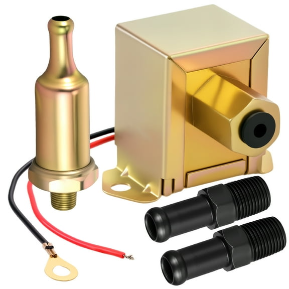 AEVXKHI Electric Fuel Pump, Universal Fuel Transfer Pump, Solid Gasoline Electric Fuel Pump, with Installation Kit for Gasoline