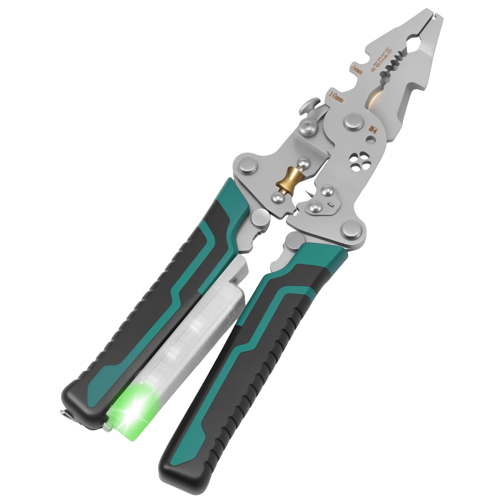 AEVXKHI Electrical Wire Stripper, High Precision Folding Wire Crimping ...