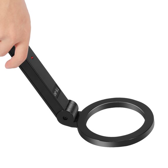 AEVXKHI Metal Detector, Foldable Handheld Gold Detector, 360° Scanning Metal Detecting Tool with 2 Alarm Mode, High Sensitivity Metal Finder Detector for Metal Silver Jewelry
