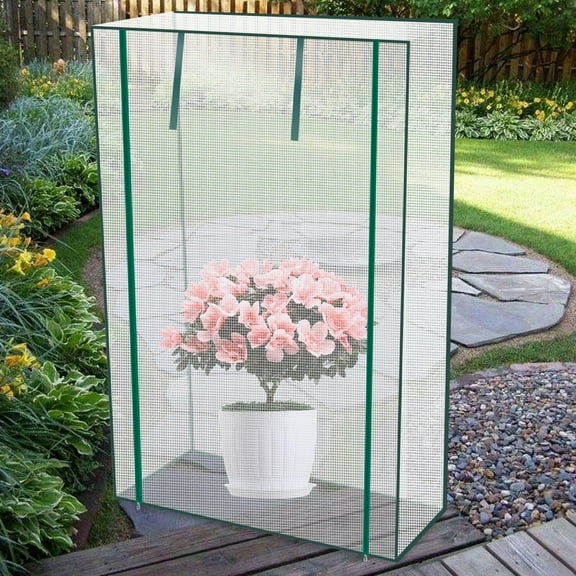 AEVXKHI Mini Greenhouse Clear PVC Greenhouse Innovative Square Small Greenhouse Cover, Plant Greenhouse for Garden Yard Indoor Outdoor Use