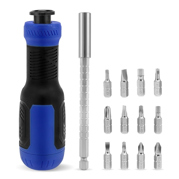 AEVXKHI Multi Bit Screwdriver Set, Retractable Precision Screw Driver Set, Ratcheting Screwdriver Set, Pocket Screwdriver Repair Tool, Multi Screwdriver for Repairing Home