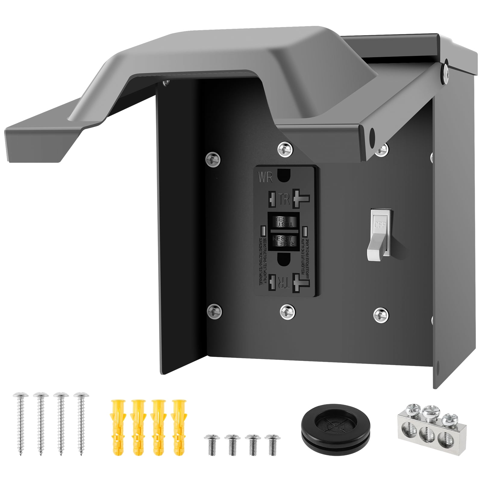 Outdoor Toggle Switch And Receptacle