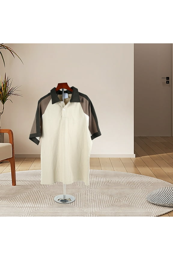 Shirt Display Stand, Height Adjustable T Shirt Display Rack, Metal Clothing Display Stand with Stable Base, Flexible T Shirt Display Rack for Sewing Studios Clothes Stores Trade Shows