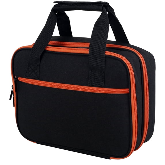AEVXKHI Travel Case Bag Compatible with ET310 AC Circuit Breaker Finder, Double Layers Circuit Tester Storage Organizer, Home Tester Kit Bag for GFCI Outlet and Electrical Test Kit Multimeter