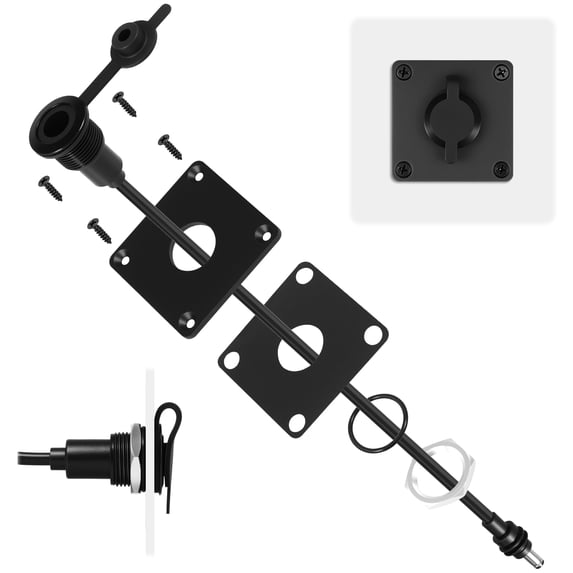 AEVXKHI Waterproof Wall Socket Passthrough for Mini, Aluminum DC 5.5 x ...