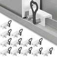 thumbnail image 1 of AEVXKHI Window Locks,12 Sets Sliding Security Window Lock with Key for Vertical & Horizontal Sliding Windows & Sliding Doors, Adjustable Window Locks Security Window Stoppers for Home and Office, 1 of 11