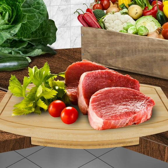 AEVXKHI Wood Corner Chopping Board with Juice Groove, Polished Irregular Shape Corner, Kitchen Board Non Slip Corner Counter Cutting Board for Kitchen Countertop