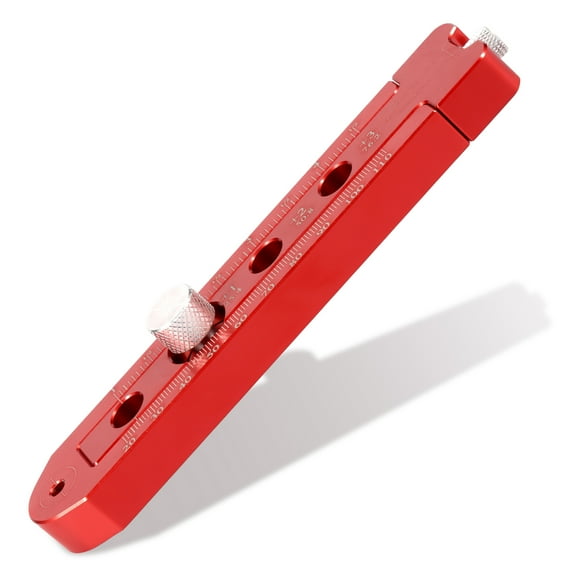 AEVXKHI Woodworking Compass Scriber, Aluminum Alloy Woodworking Compass Tool, Portable Circular Drawing Tool for Decorative Design Industrial Drawing