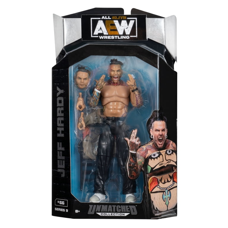 AEW Unmatched Jeff Hardy - 6 inch Figure with Alternate Head, Two