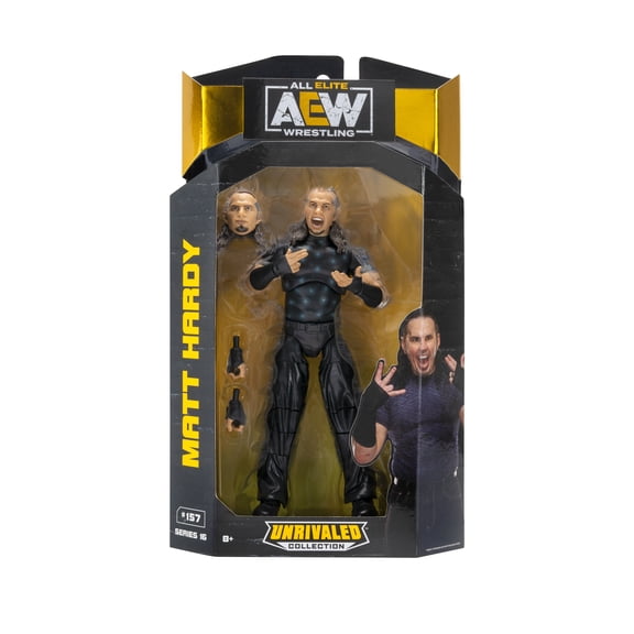 AEW Unrivaled Matt Hardy - 6 inch Figure with Alternate Head and Fists