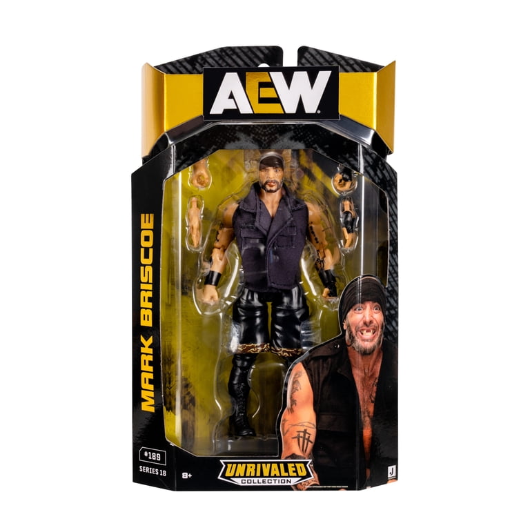 AEW 6 inch Action Figure Featuring Mark Briscoe from Unrivaled