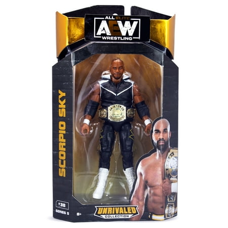 Jazwares AEW Unrivaled Series 5 #38 Scorpio Sky MOC