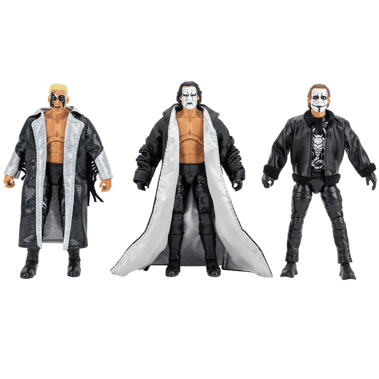 AEW All Elite Wrestling Legacy of Sting 3-Pack Wrestling Action