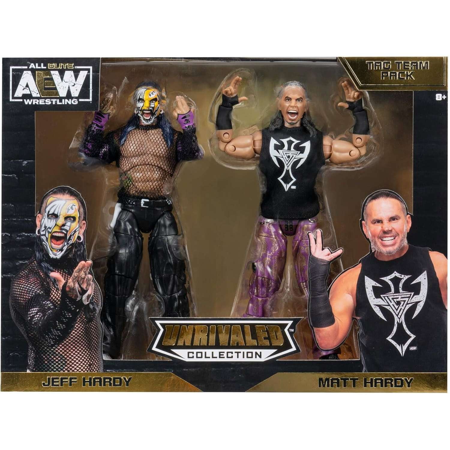 AEW All Elite Wrestling Unrivaled Collection Jeff Hardy & Matt