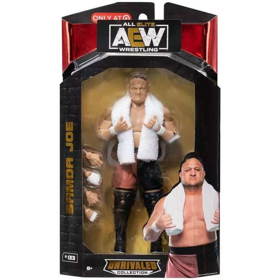 AEW All Elite Wrestling Unrivaled Collection Samoa Joe 6" Action Figure,  #133
