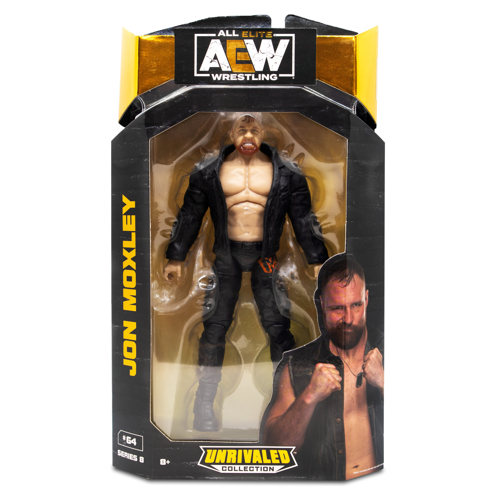 AEW All Elite Wrestling Unrivaled Collection Series 8 Jon Moxley Action Figure - image 1 of 5