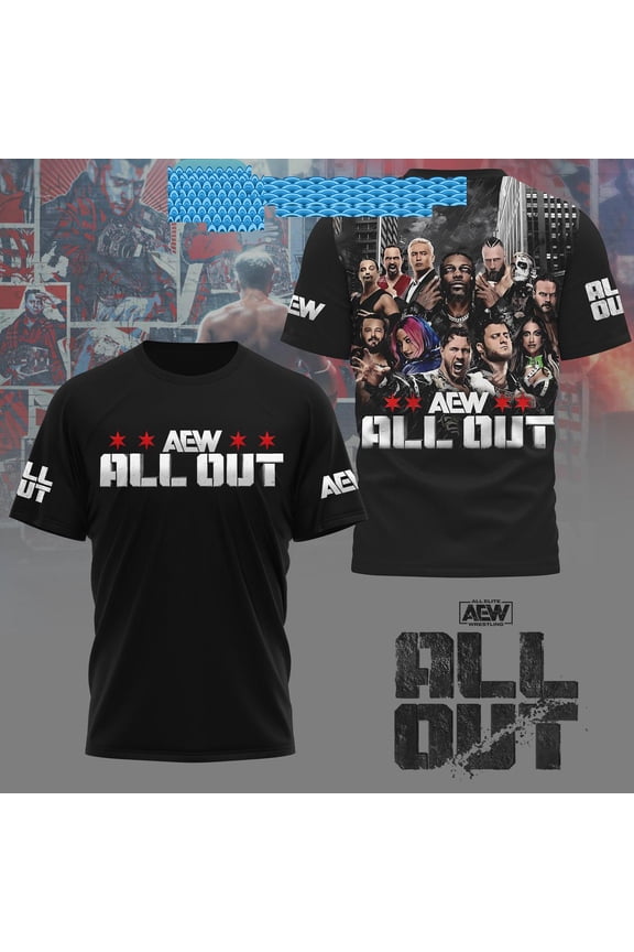 AEW All Out All Elite Wrestling United Center Chicago 2024 Hoodie T-Shirt