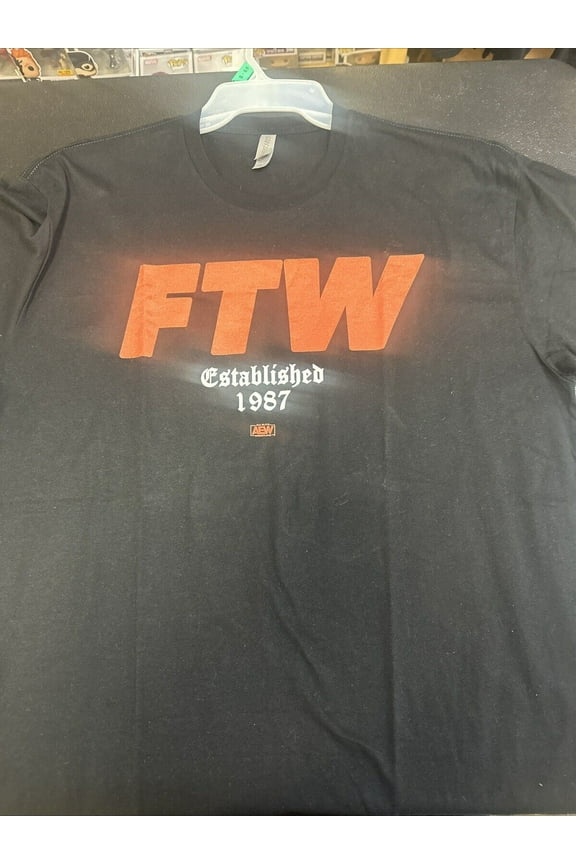 AEW FTW Established 1987 T-shirt Size XL